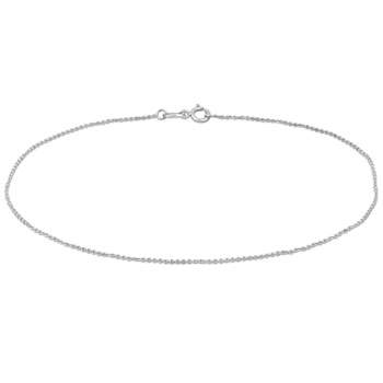 Cable Chain Bracelet in Platinum, 9 in