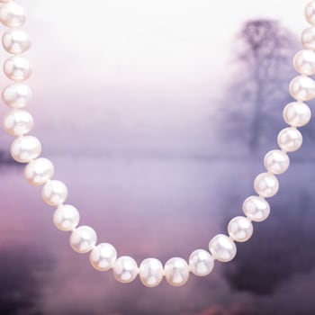 6.5 - 7 MM Freshwater Cultured Pearl 18" Strand with Sterling
Silver Clasp