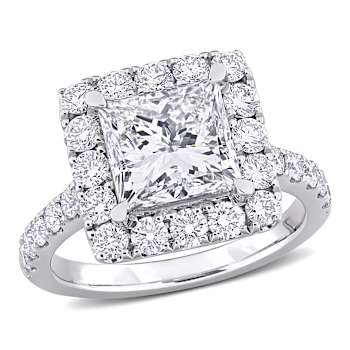 4 1/3 CT TW Lab-Grown Diamond Engagement Ring in 14K White Gold