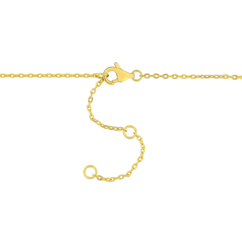 7/8 CT TGW Citrine Bead Bar Bracelet in Yellow Plated Sterling Silver