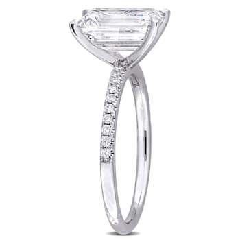 3 1/10 CT TW Lab-Grown Diamond Engagement Ring in 14K White Gold