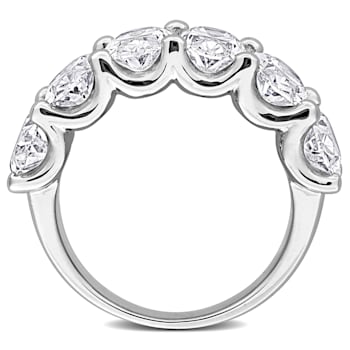 6 CT TW Lab-Grown Diamond Vintage Ring in 14K White Gold