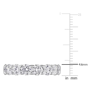 3 CT TW Lab-Grown Diamond Semi-Eternity Ring in 14K White Gold