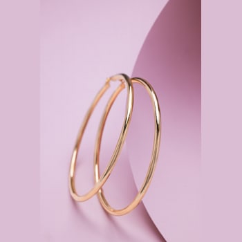 57mm Hoop Earrings in 14k Yellow Gold