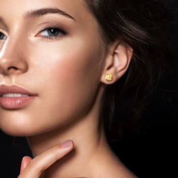 Love Knot Earrings in 14K Yellow Gold