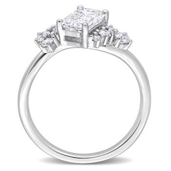1 1/3 CT TGW Lab Grown Diamond Engagement Ring in 14K White Gold