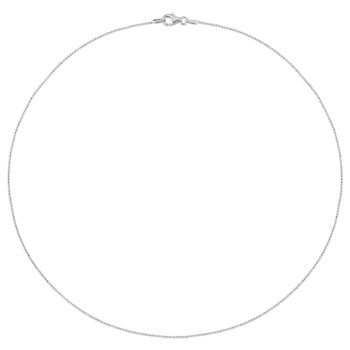 1MM Ball Chain Necklace in Sterling Silver