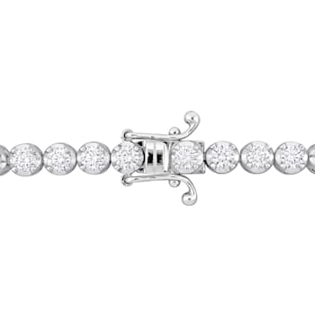 3 3/4 CT TW Lab-Grown Diamond Tennis Bracelet in 14K White Gold