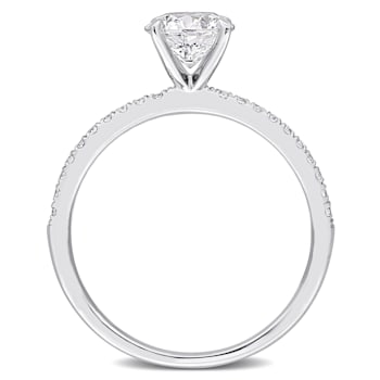 1 1/6 CT TW Lab-Grown Diamond Engagement Ring in 14K White Gold