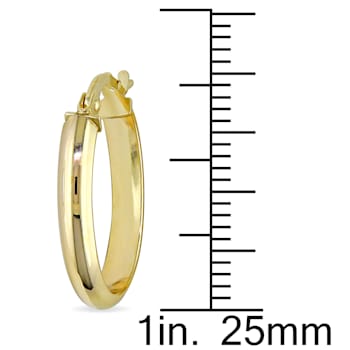 Hoop Earrings in 10k Polished Yellow Gold