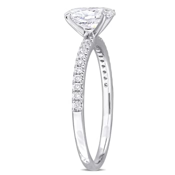 1 1/6 CT TW Lab-Grown Diamond Engagement Ring in 14K White Gold