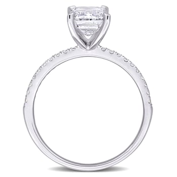 2 1/6 CT TW Lab-Grown Diamond Engagement Ring in 14K White Gold