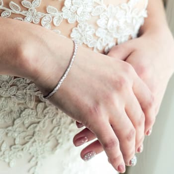 1/2 CT TW Diamond S-Shape Tennis Bracelet in Sterling Silver