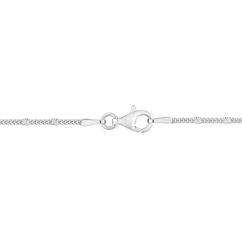 Fancy Curb Link Necklace in Sterling Silver
