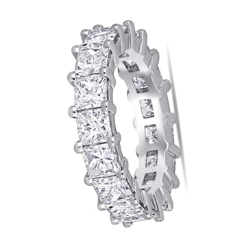 5 3/5 CT TW Diamond Eternity Ring in Platinum