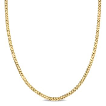 2.3mm Franco Link Necklace in 10k Yellow Gold, 24 in