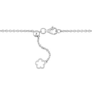 4 1/2 CT TW Diamond Necklace in 14K White Gold