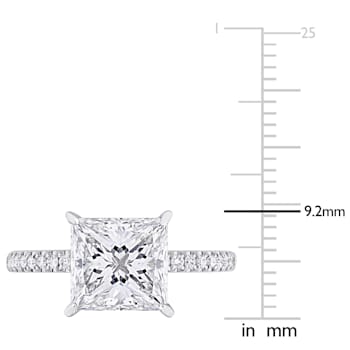 3 1/6 CT TW Lab-Grown Diamond Engagement Ring in 14K White Gold