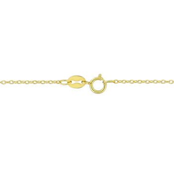 3 CT TGW Created Turquoise Necklace with Beaded Halo in Yellow Plated
Sterling Silver