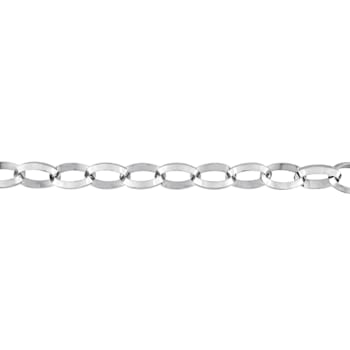 10.5MM Rolo Chain Bracelet in Sterling Silver
