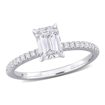 1 1/6 CT TW Lab-Grown Diamond Engagement Ring in 14K White Gold