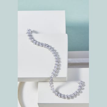 1/2 CT TW Diamond Tennis Bracelet in Sterling Silver