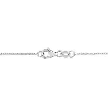 2/5 CT TGW Ruby and 2 1/5 CT TW Diamond Teardrop Necklace in 18K White Gold