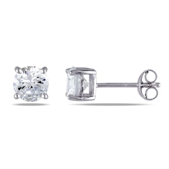 Cubic Zirconia Stud Earrings in Sterling Silver