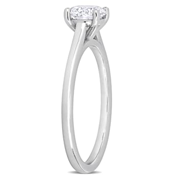 3/4 CT TW Diamond Solitaire Engagement Ring in Platinum (GIA Certified)