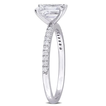 1 1/6 CT TW Lab-Grown Diamond Engagement Ring in 14K White Gold