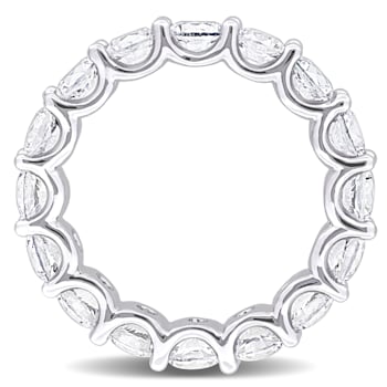 5 1/8 CT TGW Created White Sapphire Eternity Ring in Sterling Silver