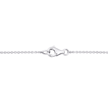 5/8ctw Lab-Grown Diamond 5-Stone Necklace in 14K White Gold