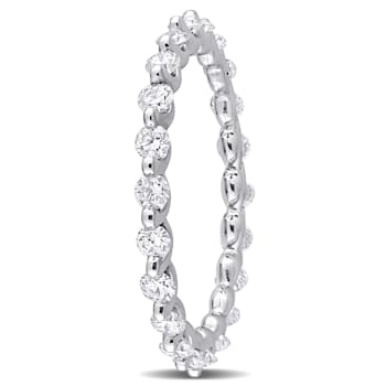 1 CT TW Diamond Eternity Ring in Platinum