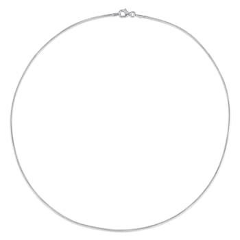 1.2MM Snake Chain Necklace in Sterling Silver
