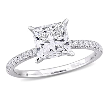 2 1/6 CT TW Lab-Grown Diamond Engagement Ring in 14K White Gold