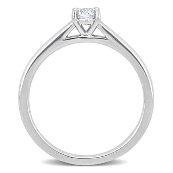 1/4 CT TW Diamond Solitaire Engagement Ring in Platinum
