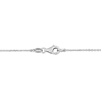 1 CT TW Lab-Grown Diamond Station Bracelet in 14K White Gold