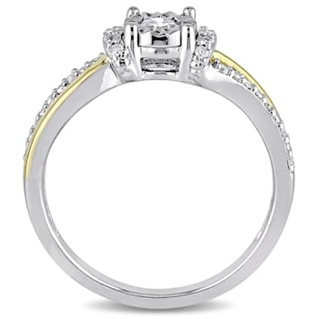 1/5 CT TW Diamond Promise Ring in Sterling Silver