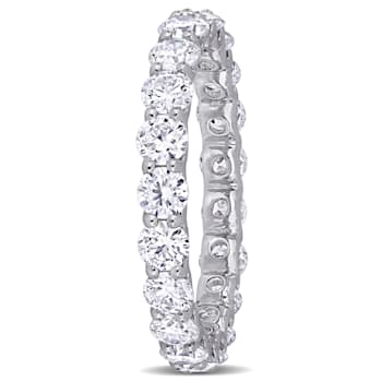 2 1/10 CT TGW Lab Grown Diamond Eternity Band in 14K White Gold- Size 7