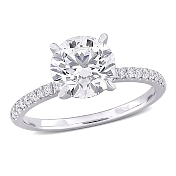 2 1/6 CT TW Lab-Grown Diamond Engagement Ring in 14K White Gold
