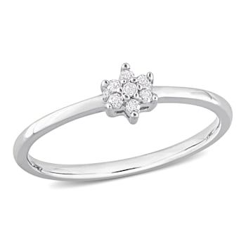 Diamond Accent Promise Ring in Sterling Silver