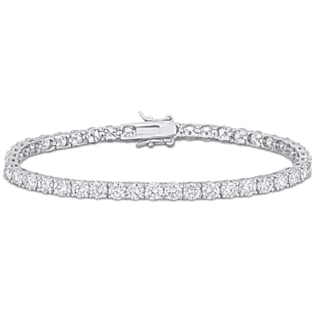 9 1/2 CT DEW Created Moissanite Tennis Bracelet in Sterling Silver