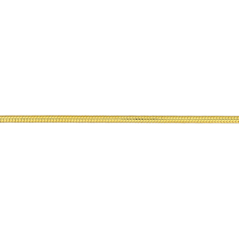 1.2MM Snake Chain Bracelet in 18K Yellow Gold Over Sterling Silver