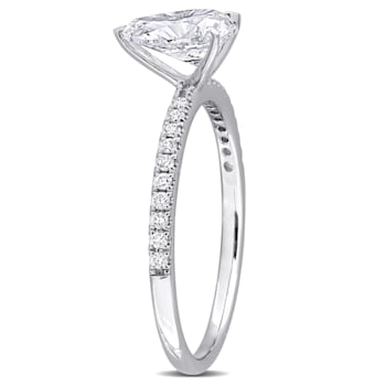 1 1/6 CT TW Lab-Grown Diamond Engagement Ring in 14K White Gold