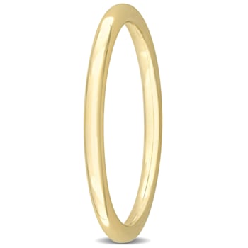 Ladies Wedding Band in 10K Yellow Gold