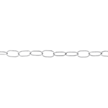 6.5MM Twisted Rolo Chain Bracelet in Sterling Silver