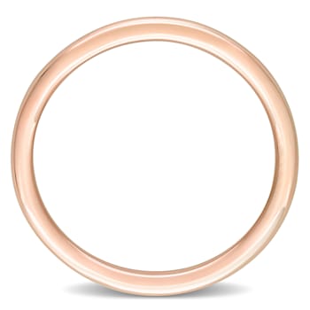 Ladies Wedding Band in 10K Rose Gold