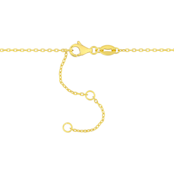 4/5ctw Citrine Bead Bar Necklace in Yellow Plated Sterling Silver