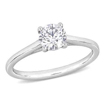 3/4 CT TW Diamond Solitaire Engagement Ring in Platinum (GIA Certified)