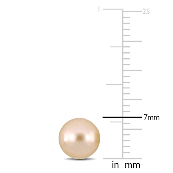 Set of 7MM Multicolor Freshwater Cultured Pearl Earrings in Sterling Silver